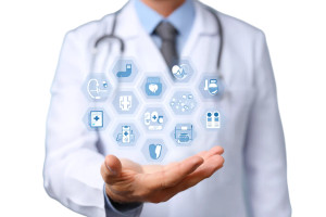 Doctor With Icons Vinyl Car Decal Sticker – Waterproof & UV-Resistant 8"