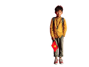 Proud Vietnamese Boy Vinyl Car Decal Sticker – Waterproof & UV-Resistant 8"