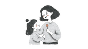 Mother And Daughter V14 Vinyl Car Decal Sticker – Waterproof & UV-Resistant 8"