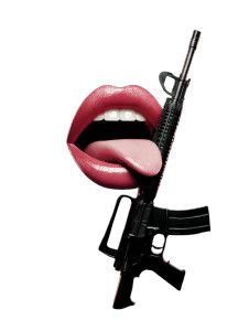 Red Lips Tongue V6 Vinyl Car Decal Sticker – Waterproof & UV-Resistant 8"