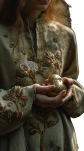 Golden Egg Guardian Vinyl Car Decal Sticker – Waterproof & UV-Resistant 8"