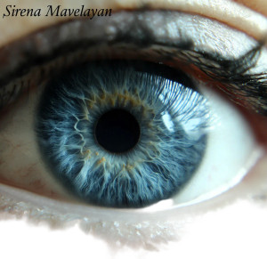 Blue Iris Eye Vinyl Car Decal Sticker – Waterproof & UV-Resistant 8"