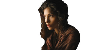 Roman Woman Closing Shutter Vinyl Car Decal Sticker – Waterproof & UV-Resistant 8"