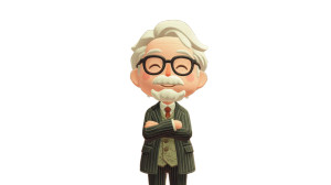 Old Man Podium Vinyl Car Decal Sticker – Waterproof & UV-Resistant 8"