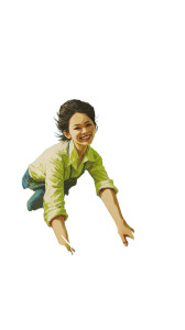 Rice Planting Woman Vinyl Car Decal Sticker – Waterproof & UV-Resistant 8"