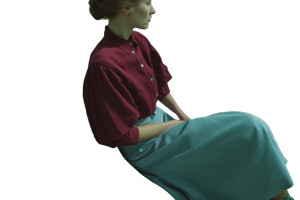 Woman On Sofa V2 Vinyl Car Decal Sticker – Waterproof & UV-Resistant 8"