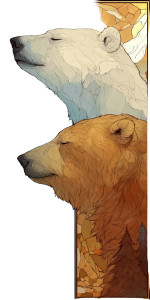 Bears Hugging V2 Vinyl Car Decal Sticker – Waterproof & UV-Resistant 8"