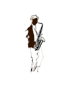 Street Musician Saxophone Vinyl Car Decal Sticker – Waterproof & UV-Resistant 8" Street Musician Saxophone Vinyl Car Decal Sticker – Waterproof & UV-Resistant 8"