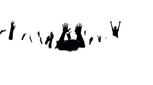 Concert Crowd Silhouette Vinyl Car Decal Sticker – Waterproof & UV-Resistant 8" Concert Crowd Silhouette Vinyl Car Decal Sticker – Waterproof & UV-Resistant 8"