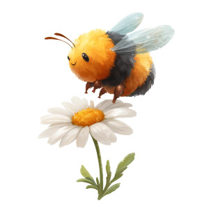 Fluffy Bumblebee Illustration Vinyl Car Decal Sticker – Waterproof & UV-Resistant 8" Fluffy Bumblebee Illustration Vinyl Car Decal Sticker – Waterproof & UV-Resistant 8"