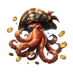 Golden Pirate Octopus Vinyl Car Decal Sticker – Waterproof & UV-Resistant 8" Golden Pirate Octopus Vinyl Car Decal Sticker – Waterproof & UV-Resistant 8"
