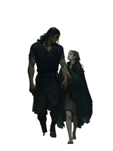 Moody Fantasy Couple Vinyl Car Decal Sticker – Waterproof & UV-Resistant 8"