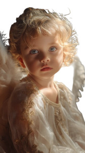 Swedish Angel Baby Vinyl Car Decal Sticker – Waterproof & UV-Resistant 8"