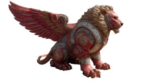 Divine Lion Zord Vinyl Car Decal Sticker – Waterproof & UV-Resistant 8"