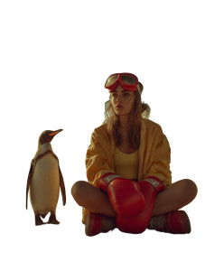 Boxing Gloves Woman Vinyl Car Decal Sticker – Waterproof & UV-Resistant 8"