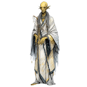 Githyanki Cleric Vinyl Car Decal Sticker – Waterproof & UV-Resistant 8"