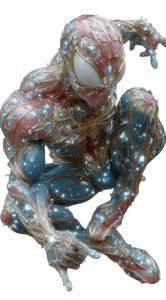 Armored Spider-Man Vinyl Car Decal Sticker – Waterproof & UV-Resistant 8"