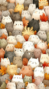 Fluffy Cat Faces Vinyl Car Decal Sticker – Waterproof & UV-Resistant 8"