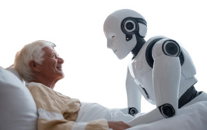 Assisting Elderly Man Vinyl Car Decal Sticker – Waterproof & UV-Resistant 8"