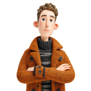 Young Man V5 Vinyl Car Decal Sticker – Waterproof & UV-Resistant 8"