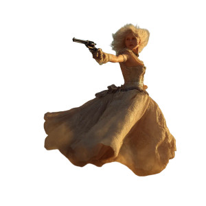 Fearless Western Princess Vinyl Car Decal Sticker – Waterproof & UV-Resistant 8"