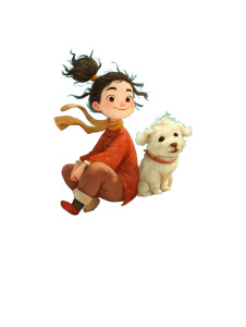 Little Girl Adventure Vinyl Car Decal Sticker – Waterproof & UV-Resistant 8"