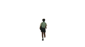 Boy In Alley Vinyl Car Decal Sticker – Waterproof & UV-Resistant 8"