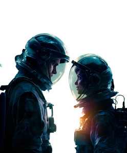 Space Suit Encounter Vinyl Car Decal Sticker – Waterproof & UV-Resistant 8"