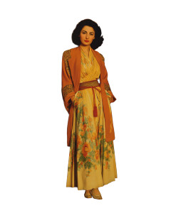 Elegant Iranian Woman Vinyl Car Decal Sticker – Waterproof & UV-Resistant 8"