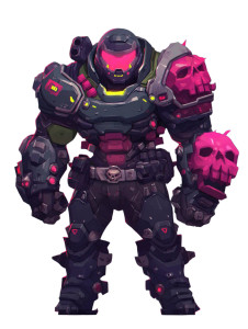 Doomslayer Concept Vinyl Car Decal Sticker – Waterproof & UV-Resistant 8"