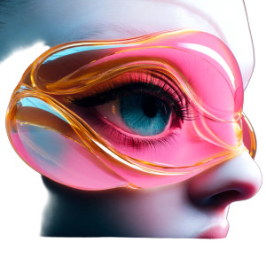 Surreal Eye Art Vinyl Car Decal Sticker – Waterproof & UV-Resistant 8"