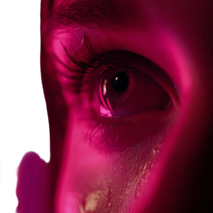 Neon Eye Close-Up Vinyl Car Decal Sticker – Waterproof & UV-Resistant 8"