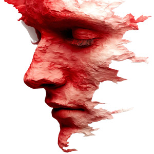 Red Volumetric Face Vinyl Car Decal Sticker – Waterproof & UV-Resistant 8" Red Volumetric Face Vinyl Car Decal Sticker – Waterproof & UV-Resistant 8"