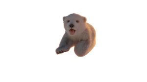 Joyful Polar Cub Vinyl Car Decal Sticker – Waterproof & UV-Resistant 8" Joyful Polar Cub Vinyl Car Decal Sticker – Waterproof & UV-Resistant 8"