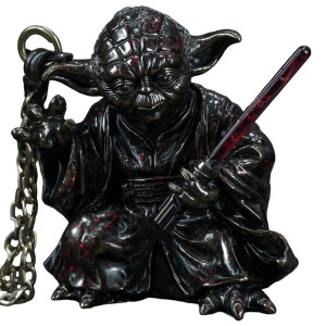 Yoda Pendant Vinyl Car Decal Sticker – Waterproof & UV-Resistant 8"