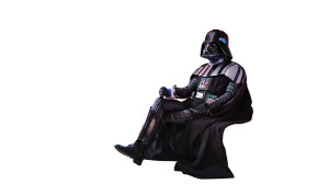 Darth Vader Relaxing V5 Vinyl Car Decal Sticker – Waterproof & UV-Resistant 8"