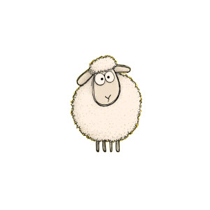 Cute Cartoon Sheep V2 Vinyl Car Decal Sticker – Waterproof & UV-Resistant 8" Cute Cartoon Sheep V2 Vinyl Car Decal Sticker – Waterproof & UV-Resistant 8"