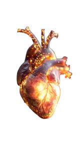 Glowing Heartbeat Vinyl Car Decal Sticker – Waterproof & UV-Resistant 8"