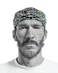 Glitch Art Portrait V3 Vinyl Car Decal Sticker – Waterproof & UV-Resistant 8"