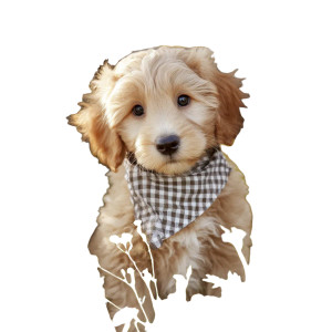 Fluffy Puppy Bandana V2 Vinyl Car Decal Sticker – Waterproof & UV-Resistant 8" Fluffy Puppy Bandana V2 Vinyl Car Decal Sticker – Waterproof & UV-Resistant 8"