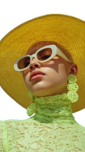 Stylish Model Portrait V3 Vinyl Car Decal Sticker – Waterproof & UV-Resistant 8"