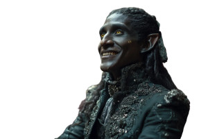 Elegant Elf Gentleman Vinyl Car Decal Sticker – Waterproof & UV-Resistant 8"