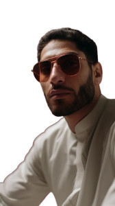 Stylish Aviator Man Vinyl Car Decal Sticker – Waterproof & UV-Resistant 8"