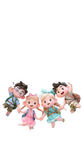 Children'S Nature Circle Vinyl Car Decal Sticker – Waterproof & UV-Resistant 8"