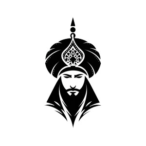 Handsome Sultan Prince Vinyl Car Decal Sticker – Waterproof & UV-Resistant 8" Handsome Sultan Prince Vinyl Car Decal Sticker – Waterproof & UV-Resistant 8"