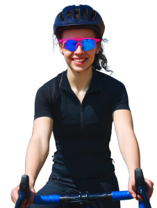 Cycling Woman Vinyl Car Decal Sticker – Waterproof & UV-Resistant 8" Cycling Woman Vinyl Car Decal Sticker – Waterproof & UV-Resistant 8"