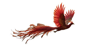 Ancient Chinese Phoenix Vinyl Car Decal Sticker – Waterproof & UV-Resistant 8"