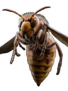 Asian Giant Hornet Vinyl Car Decal Sticker – Waterproof & UV-Resistant 8"