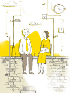 Happy Elderly Couple Vinyl Car Decal Sticker – Waterproof & UV-Resistant 8" Happy Elderly Couple Vinyl Car Decal Sticker – Waterproof & UV-Resistant 8"