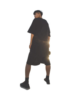 Asian Model Back V2 Vinyl Car Decal Sticker – Waterproof & UV-Resistant 8"